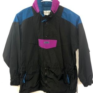 Columbia Windbreaker 1/4 Zip Pullover Nylon XL